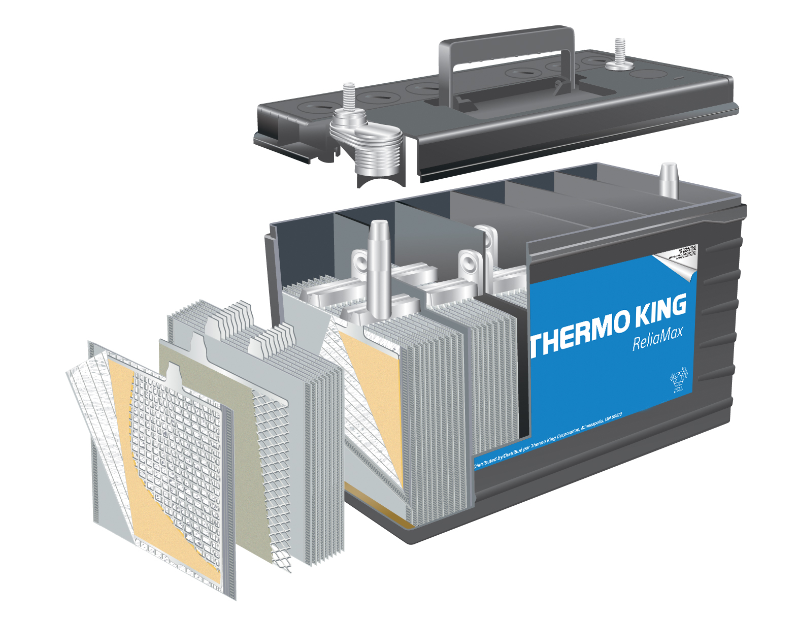 As correias Thermo King são construídas com materiais premium para proporcionar vida útil mais longa e maior confiabilidade